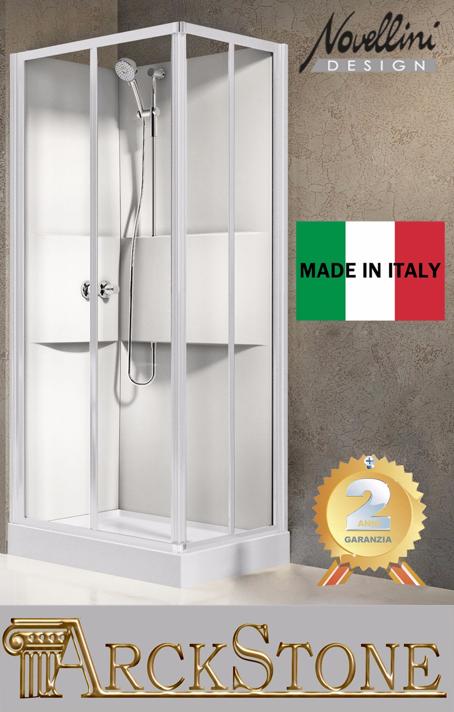 Cabina Doccia Novellini New Holiday Prezzo.Cabina Doccia Mix Meccanico Profilo Bianco Novellini Media 2 0 A100x70 Standard Ebay