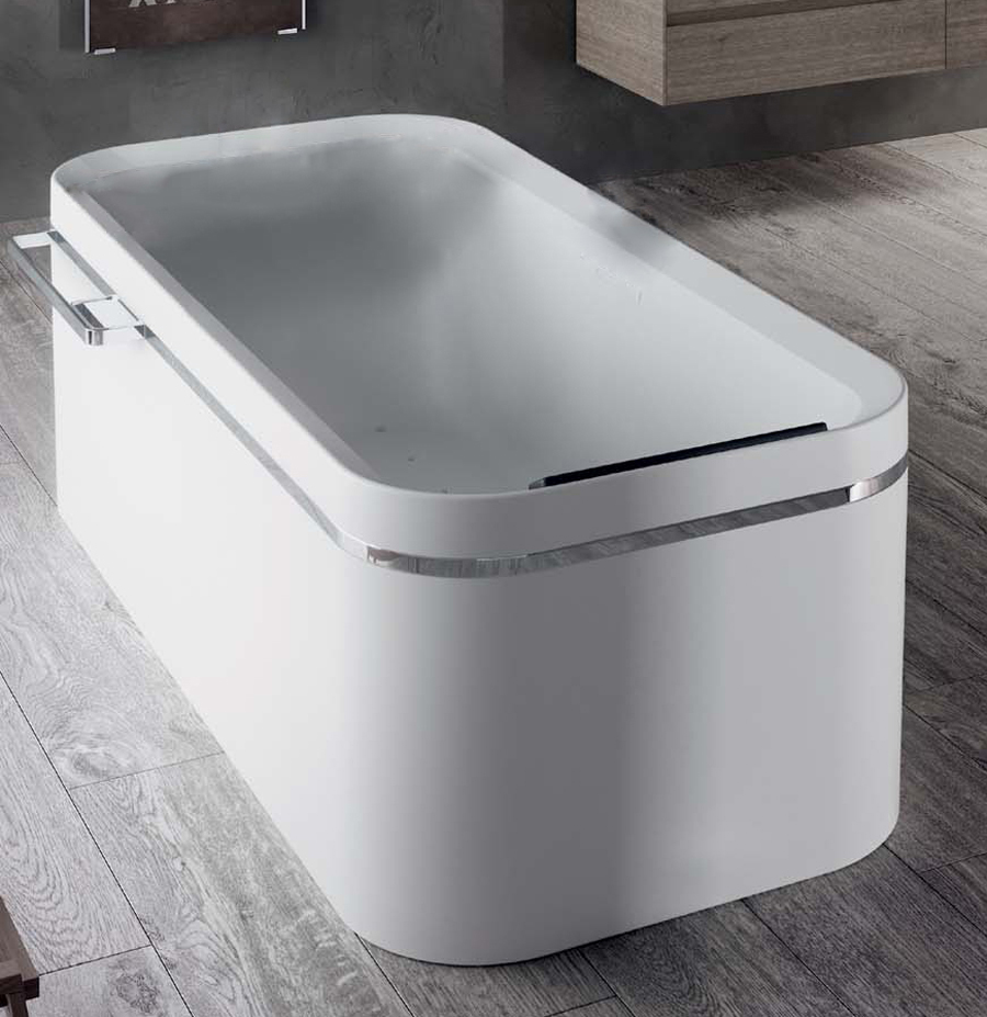 Novellini – Vasca da Bagno Rettangolare Centro Stanza DIVINA F HYDRO AIR  180x80, Vasche centro stanza, Vasche da bagno